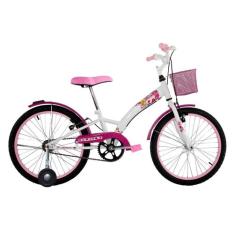 Bicicleta Infantil Aro 20 E Rodinha Feminina Passeio Fashion - Dalanni