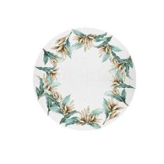 Sousplat Flores Menta - NSW, 1 Peça, com base