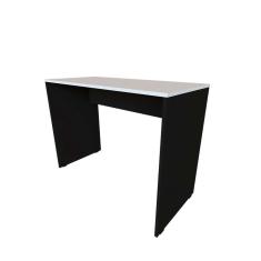 Escrivaninha Fini Cinza Cristal e Preta 130 cm