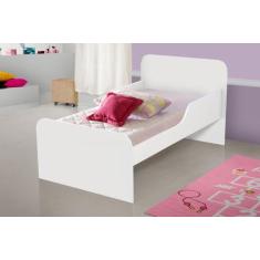 Cama Infantil Meninos com Colchão - Dullar Móveis, Branca