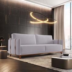 Sofá Living 2 Lugares Dubai 156cm Cinza