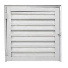Porta de Alumínio para Alçapão 80x60cm Rede Móveis Branco
