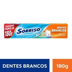 Creme Dental Sorriso Dentes Brancos Tamanho Família 180G