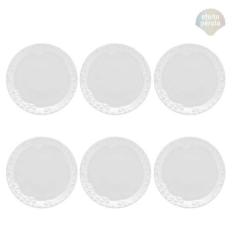 Conjunto de Pratos de Sobremesa 06 Peças Mia Pérola Oxford