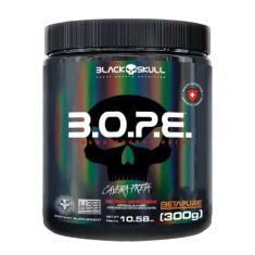 Pre Treino Bope Xtreme Com Betapure Caveira Preta B.O.P.E. 300G Black 