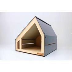 Casa Pet Para Cachorro e Gato  Tamanho médio. - Petztoore, Cinza