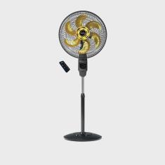 Ventilador de Coluna com Controle Mallory 40cm Chronos Preto e Dourado 127V