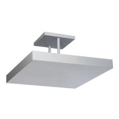 Plafon de luz indireta sobrepor para 4 lâmpadas e27 40cmx40cm branco st3083