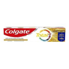 Creme Dental Colgate Total 12 Antitártaro com Flúor de 140g