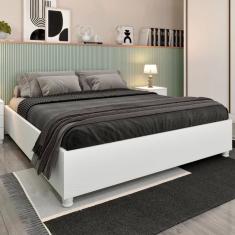 Cama Box Casal Queen - Tcil Móveis - Neve