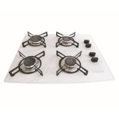 Cooktop Lines 4 Bocas Automático Safanelli Branco Bivolt