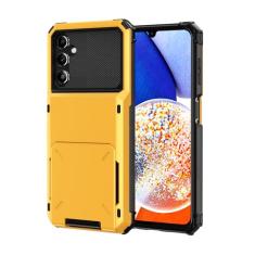 SORAKA Capa para Samsung Galaxy A14 5G com porta-cartões Capa para carteira Samsung Galaxy A14 4G Capa PC TPU 2 em 1 de camada dupla Capa à prova de choque com capacidade para 5 cartões
