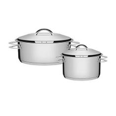 Jogo 2 Panelas Inox Fundo Triplo Linha Solar Tramontina