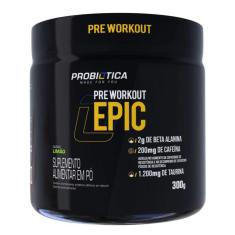 Pré-treino Epic (300g) Pre Workout Probiótica-Unissex