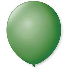 Balão Redondo N.09 Verde Bandeira, Pacote com 50, São Roque