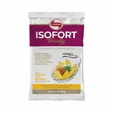 Kit 3X: Isofort Beauty Whey Abacaxi com Gengibre Vitafor 25g