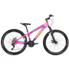 Bicicleta Infantil Aro 26 Viking Tuff 25 18 Marcha F. Disco