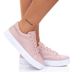 Tênis Feminino Casual Nude Estilo Shoes