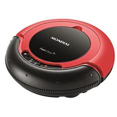 Robô Aspirador de Pó Fast Clean, Mondial, Vermelho/Preto, 30W, Bivolt - RB-01