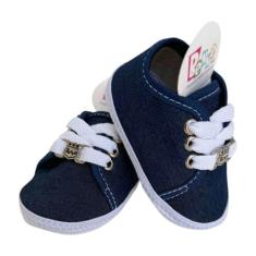 Tenis Bebe com Cadarço Medalha BN Super Leve Maior Conforto e Durabili