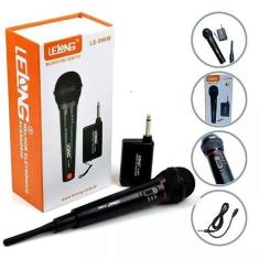 Microfone Sem Fio Profissional Completo Lelong Le 996w