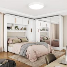 Guarda-Roupa Casal Modulado 5 Portas Santiago 3 Portas Premium 5 Gavet