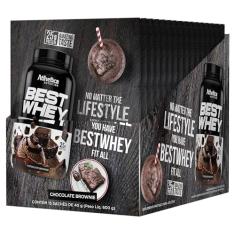 Best Whey Sachê (15 Sachês - 35G) - Sabor Brownie de Chocolate, Atlhetica Nutrition