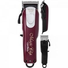 Aparador Cabelo Magic Clip Cordless Prata/Vermelha Wahl