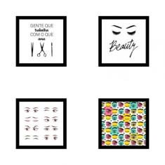 Kit De Quadros Decorativos Mdf Designer De Sobrancelhas 22 - New Decor