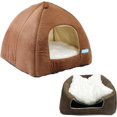 Cama Casa Toca Iglu Tenda Caminha Cabana para Gatos Pets 47cmx45cm - Duke & Dixie