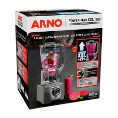Imagem de Liquidificador Arno Power Max XXL LN87 1400W Cinza 127V