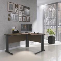 Escrivaninha Mesa Escritório em L Estação de Trabalho 1200 Maxxi - Pan