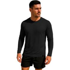 Camiseta Masculina Proteção Solar Uv50 Manga Longa  Slim Fitness - Sli