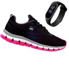 Tênis Acsencion Esportivo Lege 21 Cross Academia Caminhada Treino + Relógio Casual Digital-Unissex