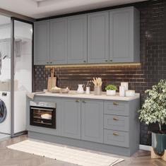 Cozinha Compacta 4 Peças com Balcão Para Forno de Embutir Emily - Espr