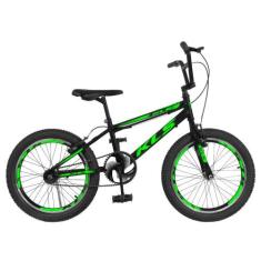 Bicicleta Aro 20 Kls Free Style Gold Freio V-Brake - Klsaro, Preto, Ve