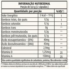Óleo De Fígado De Bacalhau 250mg 60 Cáps - Apisnutri 