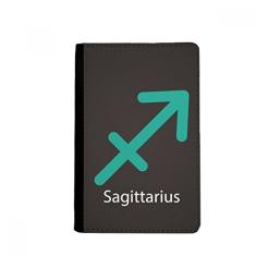 Novembro, dezembro, Constelação de Sagitário Porta-passaporte Notecase Burse Capa carteira porta-cartões