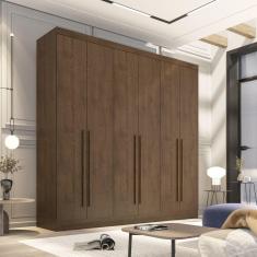 Guarda Roupa Casal 6 Portas 4 Gavetas Uberaba New Canion