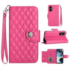 Para OnePlus Nord N30, capa carteira com alça de pulso, capa flip de couro com fecho magnético com 7 cartões e 1 compartimento para dinheiro, suporte feminino presente capa de telefone para Nord N30