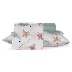 Jogo de Cama 100% Algodão Teka Diamante Casal