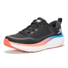 Skechers Tênis masculino Go Run Supersonic Max, Preto/Multi, 39