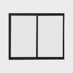 Janela de Alumínio 100x100cm 2 Folhas Fortline Atlântica