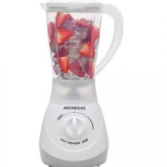 Liquidificador Mondial Easy Power 550w 2 Velocidades L-550 Branco 127V