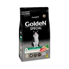 Ração Golden Special para Gatos Castrados Sabor Frango e Carne  3kg - 