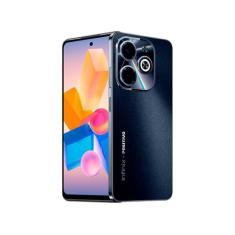 Smartphone Infinix Hot 40i 256GB Preto 8GB RAM 6,6" Câm. Dupla Dual Ch