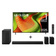 Smart TV LG OLED AI B5 4K de 55" 2025 + SoundBar S60TR 5.1 Canais, Bluetooth 5.3, Dolby Digital - OLED55B5.S60TR
