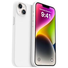 AOTESIER Capa compatível com iPhone 14 Plus, silicone de grau alimentício, resistente ao desgaste, proteção antiqueda com forro de microfibra macia antiarranhões, capa para celular 14 Plus, 17 cm