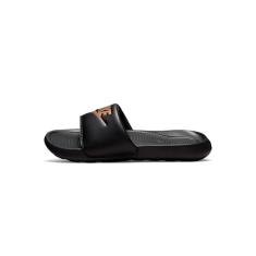 NIKE Pantufa feminina, Preto/Vermelho Metálico Bronze - Preto, 34