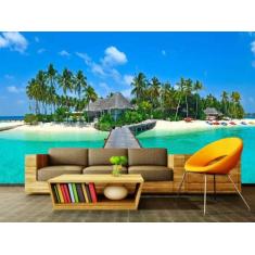 Papel de Parede Painel Fotográfico Praia 121 -1,00 X 2,00 - Voce Decor